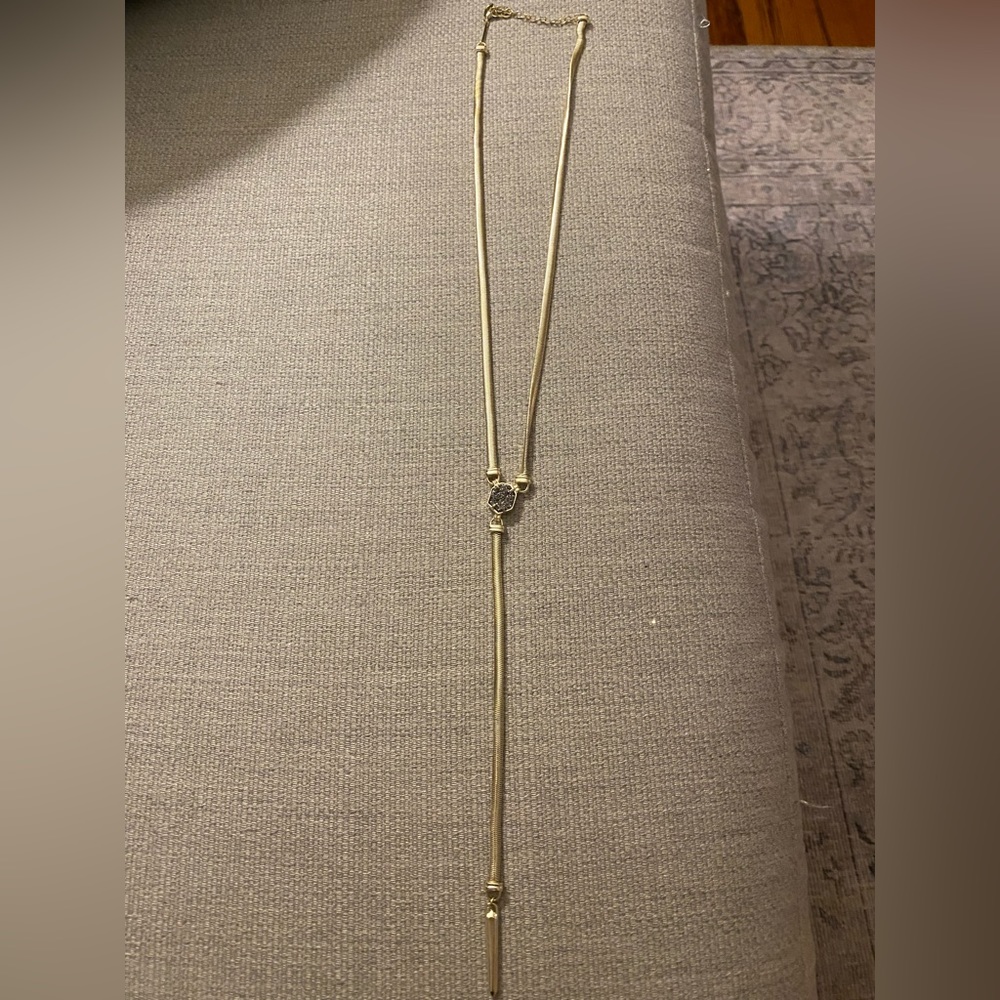 Kendra Scott Starla Necklace with Drusy Stone